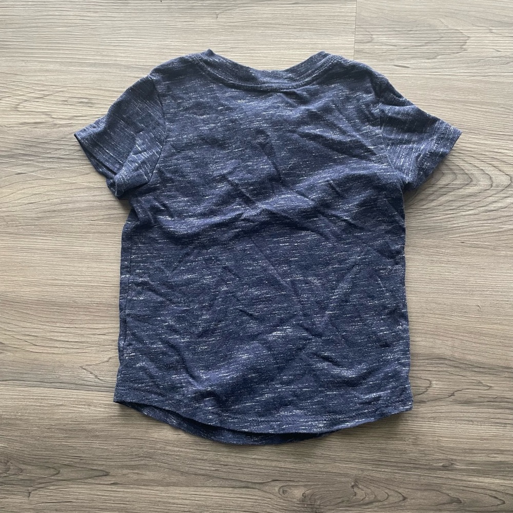 Cat & Jack Toddler Boy Blue Short Sleeve Tee 18 months, Brown Button Up - Picture 6 of 6